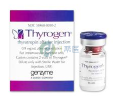 诊断甲状腺疾病一把好手促甲状腺素（Thyrogen）(图1)