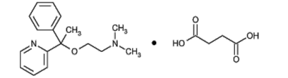 多西拉敏琥珀盐酸和酸盐吡哆醇(图1)